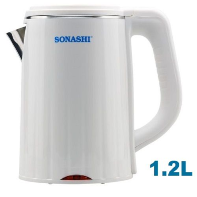 Sonashi Boulloire Electrique Sans Fil SKT-1201N Blanc
