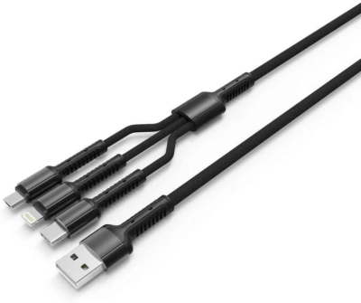 Ldnio Câble SY-03 pour Android Micro USB et USB C Charge Rapide