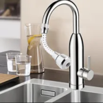 Robinet Flexible à économie d'eau 360 degrés, buse d'évier, robinet de pulvérisation, salle de bains, cuisine, Extension, filtre à eau, adaptateur de buse de robinet #40