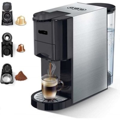 Multismart Machine à expresso 3 en 1  nespresso, les tasses dolce gusto et le café en poudre