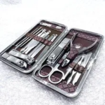 Kit de manucure professionnel en acier inoxydable, coupe-ongles incarnés, outils de pédicure, 18 en 1 3 Kit de manucure professionnel en acier inoxydable, coupe-ongles incarnés, outils de pédicure, 18 en 1