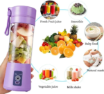 PORTABLE AND RECHARGEABLE BATTERY JUICE BLENDER