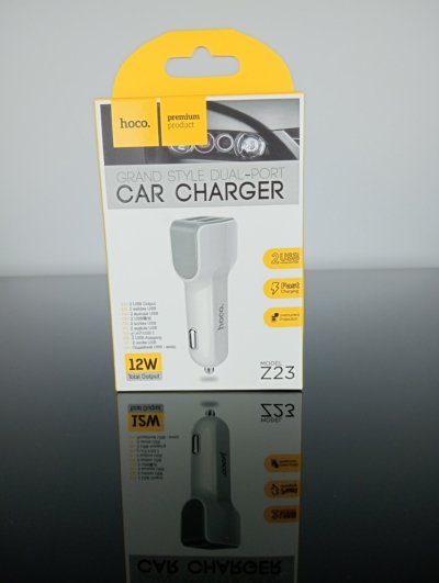 HOCO DUAL PORT CAR CHARGER Z23