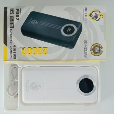 POWER BANK 20000 MAH 4 IN 1 LCD SUPER FAST CHARGING