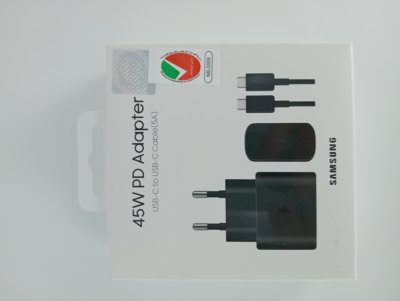 45W PD ADAPTER USB-C TO USB-C CABLE 5A SAMSUNG