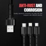 Ldnio Câble SY-03 pour Android Micro USB et USB C Charge Rapide – Image 6