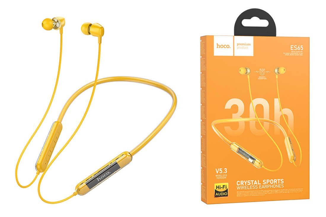 Hoco-ES65-Crystal-Sports-01.jpg WIRELESS EARPHONES Hoco ES65 Crystal Sports – Image 1