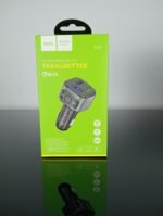 CHARGEUR DE VOITURE AVEC EMETEUR FM SANS FIL HOCO E67 – Image 3