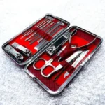Kit de manucure professionnel en acier inoxydable, coupe-ongles incarnés, outils de pédicure, 18 en 1