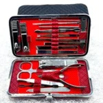 Kit de manucure professionnel en acier inoxydable, coupe-ongles incarnés, outils de pédicure, 18 en 1 – Image 2