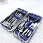Kit de manucure professionnel en acier inoxydable, coupe-ongles incarnés, outils de pédicure, 18 en 1 – Image 4