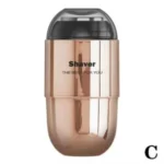 Rasoir électrique lavable de poche, rechargeable avec lame tranchante pour un rasage facile et rapide