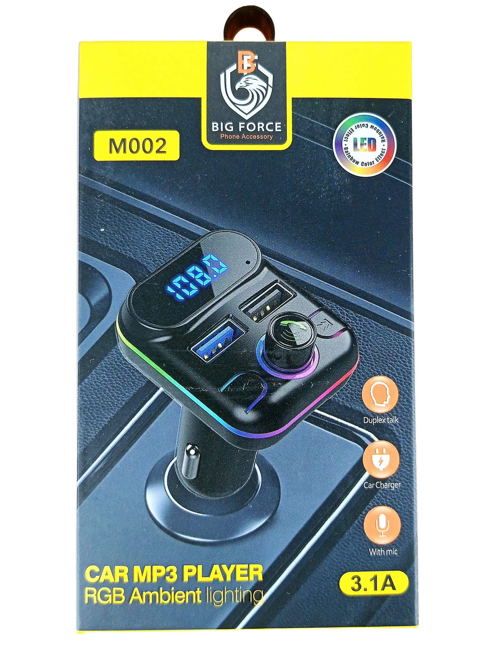 Sans-titre-29.png CAR MPS PLAYER RGB AMBIENT LIGHTING 3.1A BIG FORCE M002 – Image 1