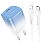 PRETTY AND MINI TRAVEL CHARGER SET TYPE C TO IP HOCO C101A – Image 2
