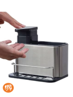 Porte Accessoires de Cuisine avec Distributeur de Savon – Image 2