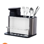 Porte Accessoires de Cuisine avec Distributeur de Savon