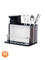 Porte Accessoires de Cuisine avec Distributeur de Savon