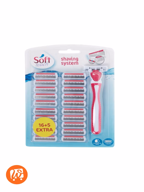 Soft Touch Rasoir avec 21 Recharges